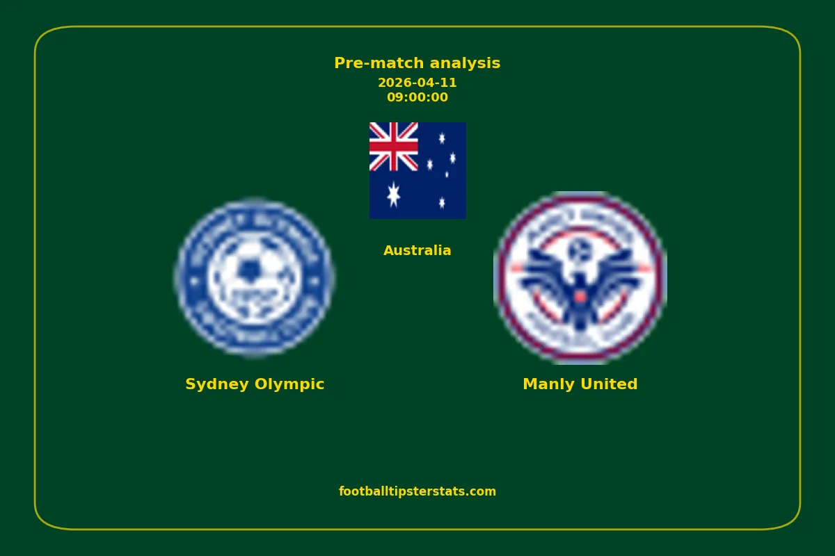 Pre-match analysis: Sydney Olympic vs Manly United on 2026-04-11